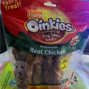 Harts Oinkies Smoke Pig Skin twist